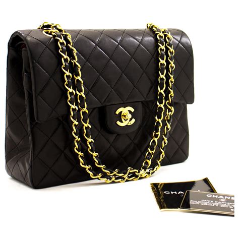 CHANEL 2.55 Borsa a tracolla con catena quadrata e doppia